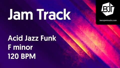 Product image for Acid Jazz Funk Jam Track in F minor “Downtown Funk”