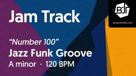 Product image for Jazz Funk Groove in A minor “Number 100”