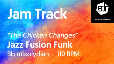 Product image for Jazz Fusion Funk in Bb mixolydian “The Chicken Changes”