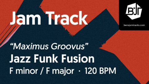 Product image for Jazz Funk Fusion in F minor / F major “Maximus Groovus”