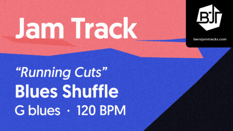 Product image for Blues Shuffle in G blues “Running Cuts”